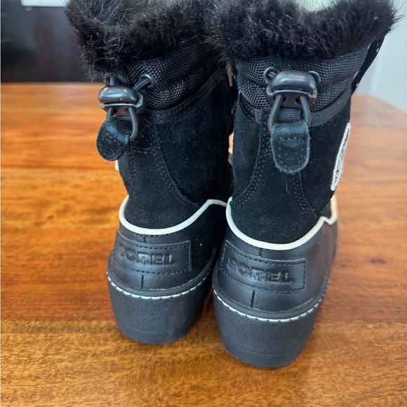 Sorel Black Fur-Trimmed Boots - Picture 3 of 4